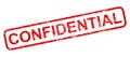 Confidential red stamp icon sign Ã¢â¬â vector